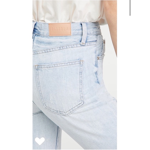 NWT $138 Pistola Denim Presley High Rise Jeans in Normandie Size 25 Revolve - Picture 5 of 14